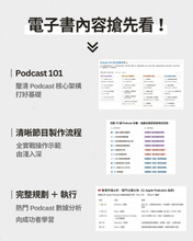 Podcast x AI 節目製作實戰天書